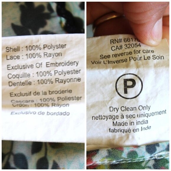 Bhanuni by Jyoti Libra Embroidered Tunic Mini Dress Size M Floral Anthropologie - Picture 12 of 13